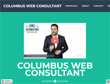 Tablet Screenshot of columbuswebconsultant.com
